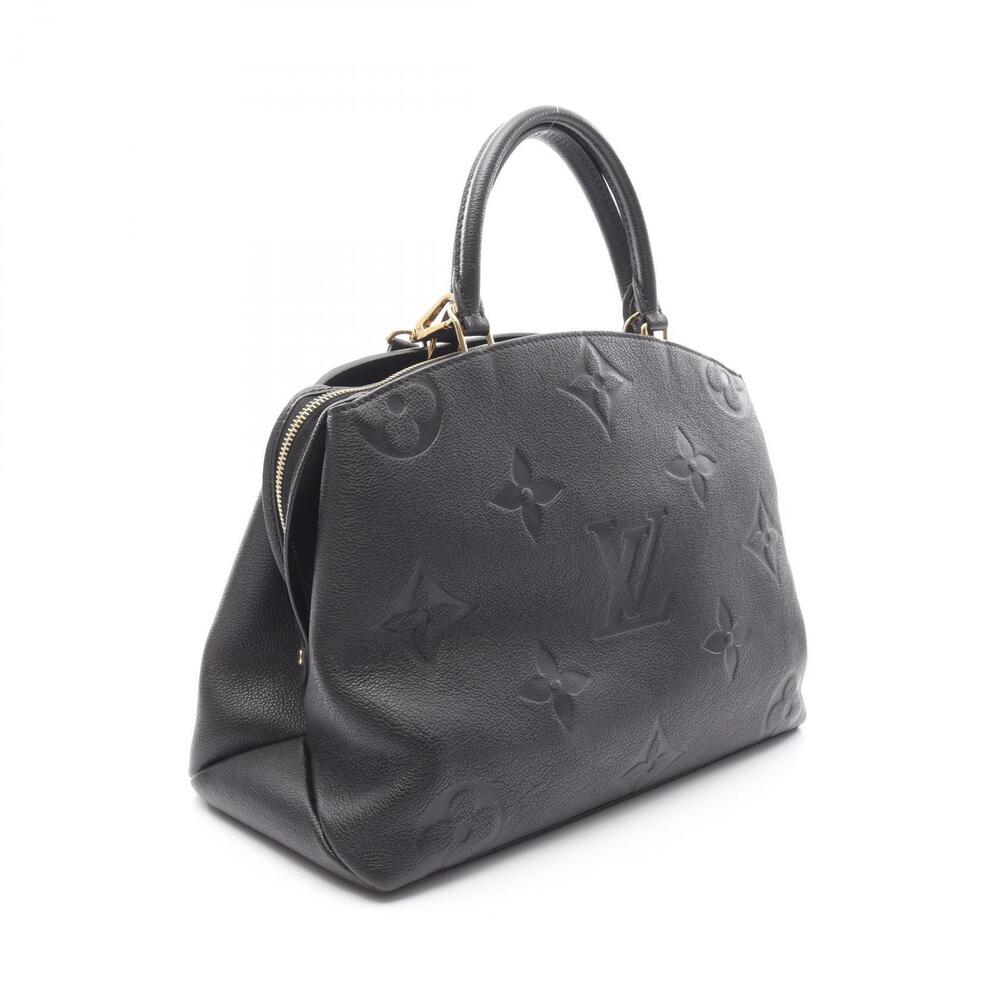 Louis Vuitton Black Grand Empreinte Handbag Leather Palais Monogram